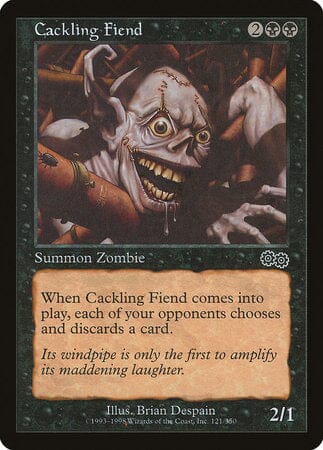 Cackling Fiend [Urza's Saga] MTG Single Magic: The Gathering  | Multizone: Comics And Games