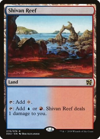 Shivan Reef [Duel Decks: Elves vs. Inventors] MTG Single Magic: The Gathering  | Multizone: Comics And Games
