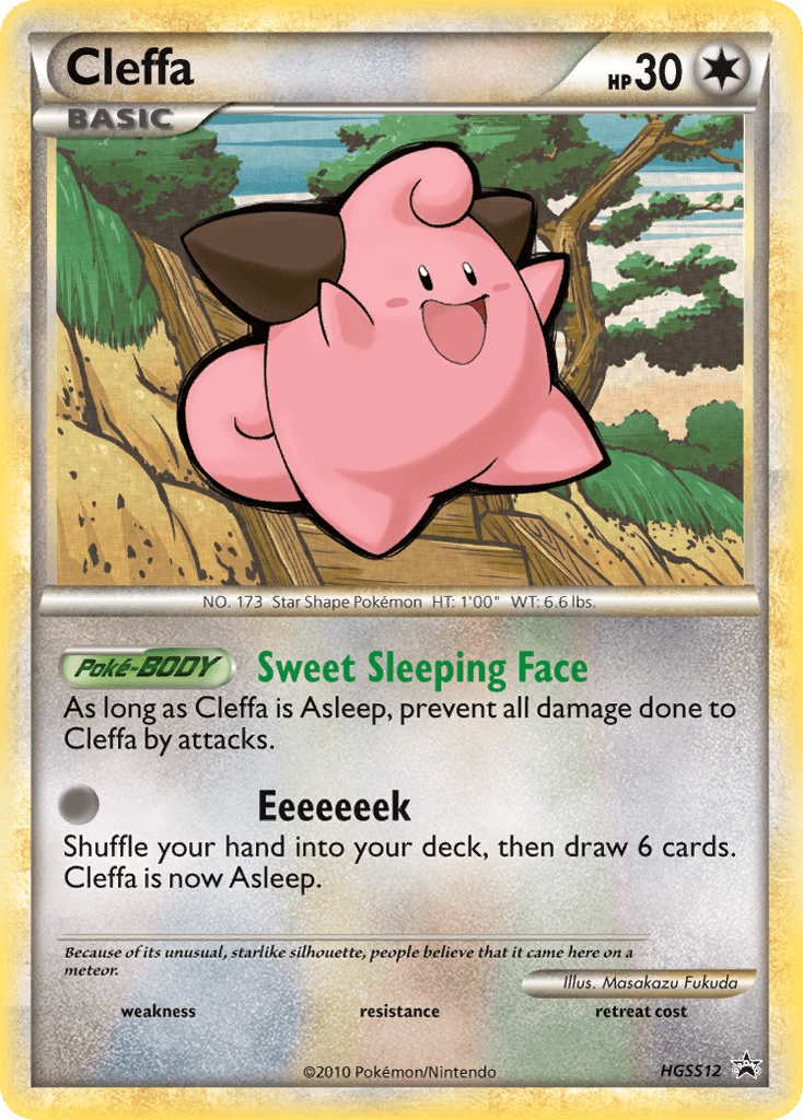 Cleffa (HGSS12) [HeartGold & SoulSilver: Black Star Promos] Pokemon Single Pokémon  | Multizone: Comics And Games