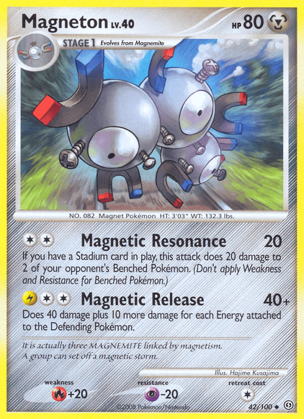 Magneton (42/100) [Diamond & Pearl: Stormfront] Pokemon Single Pokémon  | Multizone: Comics And Games