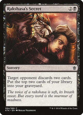 Rakshasa's Secret [Khans of Tarkir] MTG Single Magic: The Gathering  | Multizone: Comics And Games