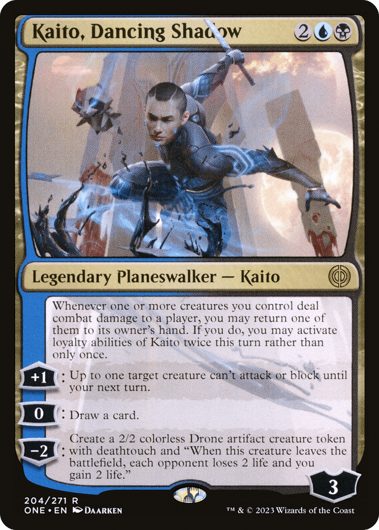 Kaito, Dancing Shadow [Phyrexia: All Will Be One] MTG Single Magic: The Gathering  | Multizone: Comics And Games