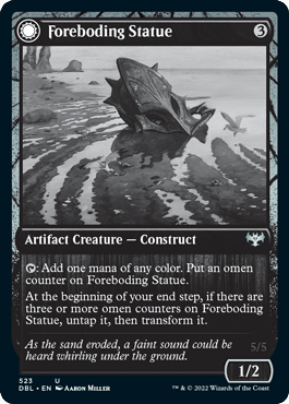 Foreboding Statue // Forsaken Thresher [Innistrad: Double Feature] MTG Single Magic: The Gathering  | Multizone: Comics And Games
