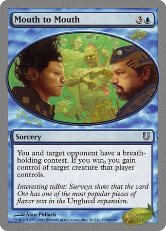 Mouth to Mouth [Unhinged] MTG Single Magic: The Gathering  | Multizone: Comics And Games