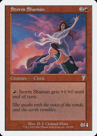 Storm Shaman [Seventh Edition] MTG Single Magic: The Gathering  | Multizone: Comics And Games