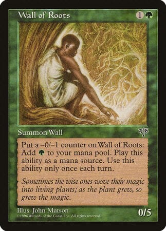 Wall of Roots [Mirage] MTG Single Magic: The Gathering  | Multizone: Comics And Games