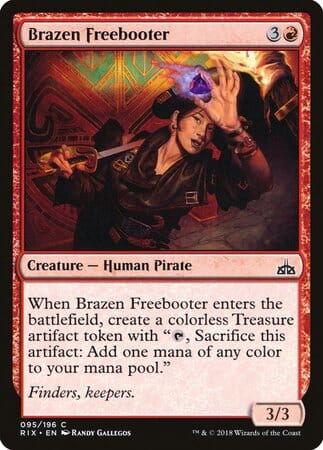 Brazen Freebooter [Rivals of Ixalan] MTG Single Magic: The Gathering  | Multizone: Comics And Games