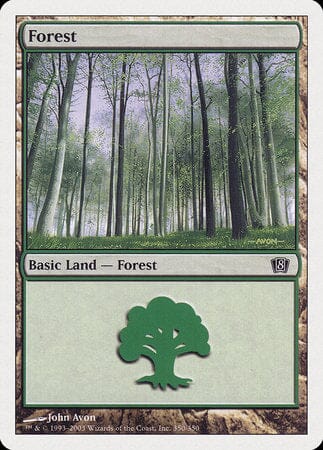 Forest (350) [Eighth Edition] MTG Single Magic: The Gathering  | Multizone: Comics And Games