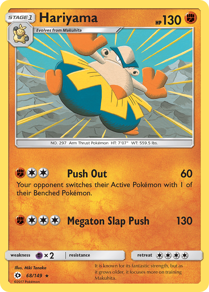 Hariyama (68/149) [Sun & Moon: Base Set] Pokemon Single Pokémon  | Multizone: Comics And Games