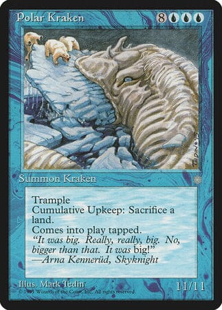 Polar Kraken [Ice Age] MTG Single Magic: The Gathering  | Multizone: Comics And Games