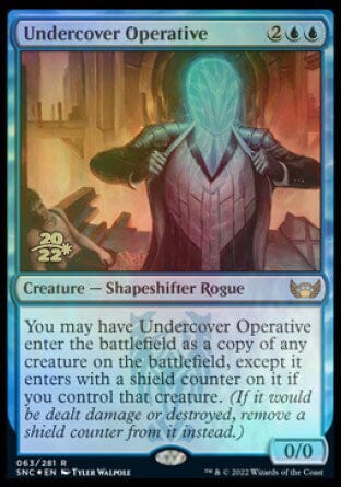 Undercover Operative [Streets of New Capenna Prerelease Promos] MTG Single Magic: The Gathering  | Multizone: Comics And Games