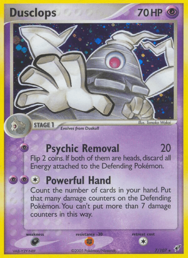 Dusclops (7/107) [EX: Deoxys] Pokemon Single Pokémon  | Multizone: Comics And Games