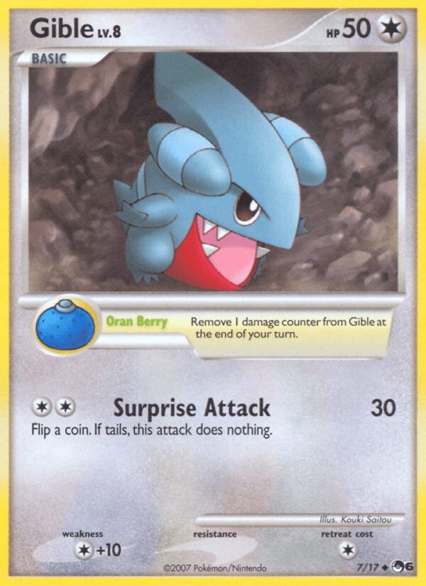 Gible (7/17) [POP Series 6] Pokemon Single Pokémon  | Multizone: Comics And Games