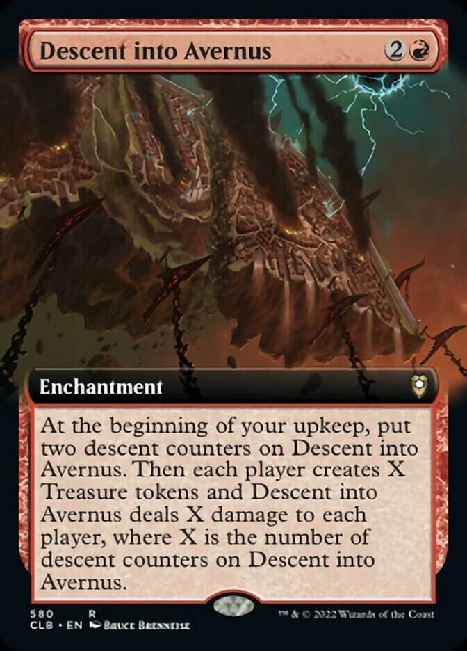 Descent into Avernus (Extended Art) [Commander Legends: Battle for Baldur's Gate] MTG Single Magic: The Gathering  | Multizone: Comics And Games