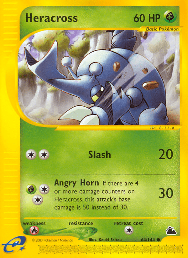 Heracross (64/144) [Skyridge] Pokemon Single Pokémon  | Multizone: Comics And Games