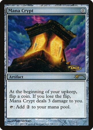 Mana Crypt [Judge Gift Cards 2011] MTG Single Magic: The Gathering  | Multizone: Comics And Games