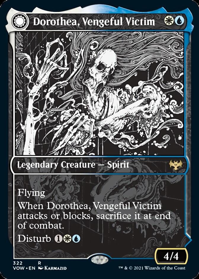 Dorothea, Vengeful Victim // Dorothea's Retribution (Showcase Eternal Night) [Innistrad: Crimson Vow] MTG Single Magic: The Gathering  | Multizone: Comics And Games