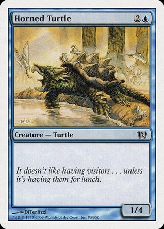 Horned Turtle [Eighth Edition] MTG Single Magic: The Gathering  | Multizone: Comics And Games