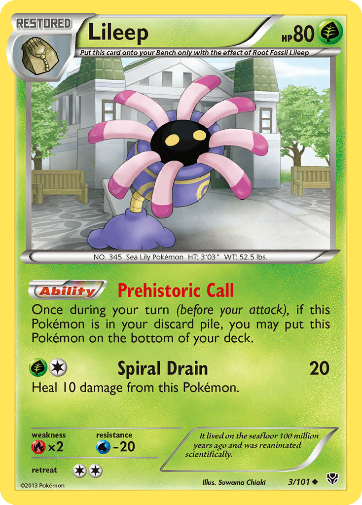 Lileep (3/101) [Black & White: Plasma Blast] Pokemon Single Pokémon  | Multizone: Comics And Games