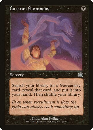 Cateran Summons [Mercadian Masques] MTG Single Magic: The Gathering  | Multizone: Comics And Games