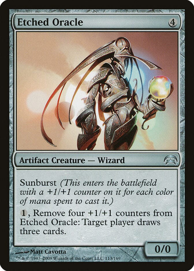 Etched Oracle [Planechase] MTG Single Magic: The Gathering  | Multizone: Comics And Games