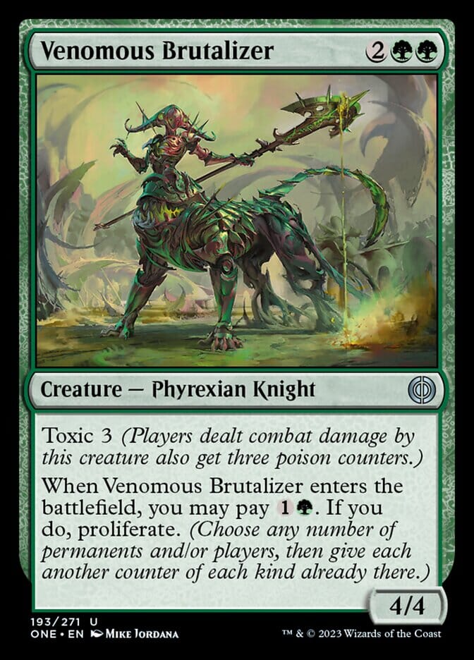 Venomous Brutalizer [Phyrexia: All Will Be One] MTG Single Magic: The Gathering  | Multizone: Comics And Games