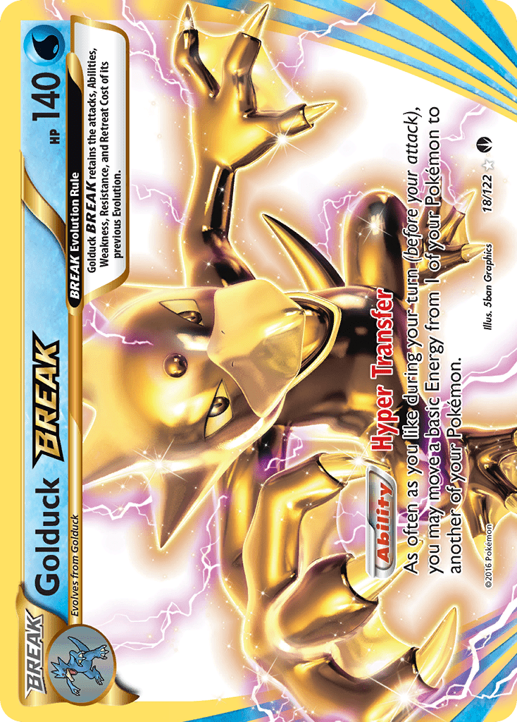 Golduck BREAK (18/122) [XY: BREAKpoint] Pokemon Single Pokémon  | Multizone: Comics And Games