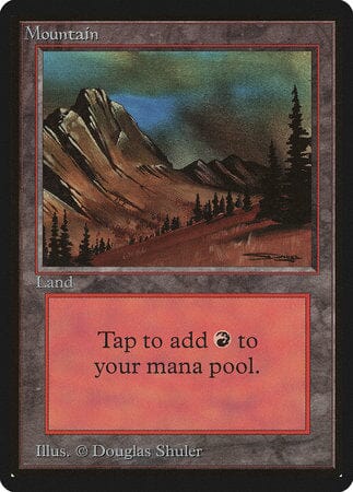 Mountain (C) [Limited Edition Beta] MTG Single Magic: The Gathering  | Multizone: Comics And Games