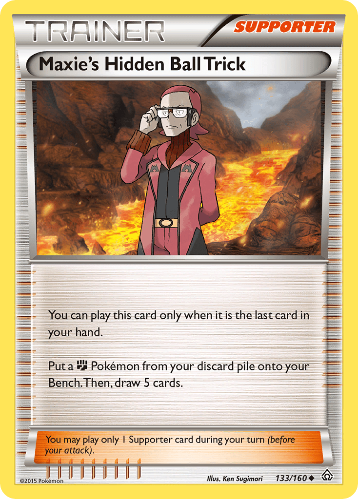 Maxie's Hidden Ball Trick (133/160) [XY: Primal Clash] Pokemon Single Pokémon  | Multizone: Comics And Games