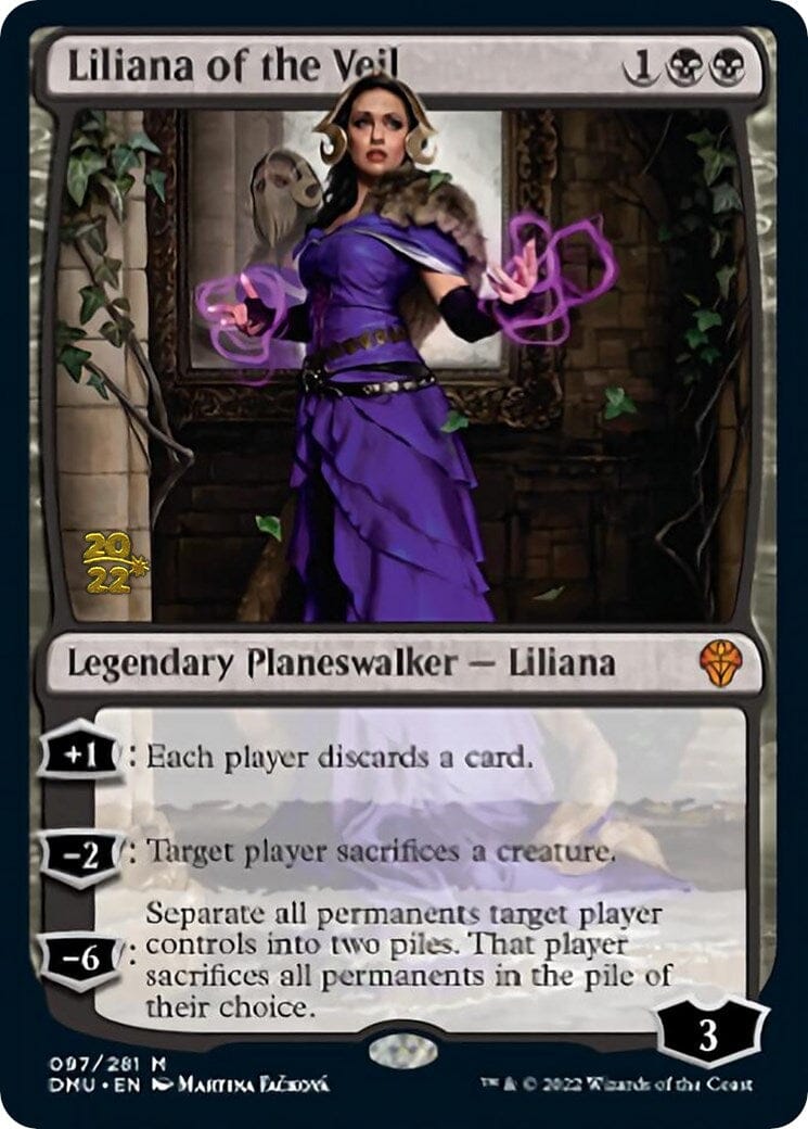 Liliana of the Veil [Dominaria United Prerelease Promos] MTG Single Magic: The Gathering  | Multizone: Comics And Games