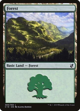 Forest (300) [Commander 2019] MTG Single Magic: The Gathering  | Multizone: Comics And Games