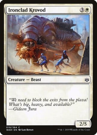 Ironclad Krovod [War of the Spark] MTG Single Magic: The Gathering  | Multizone: Comics And Games
