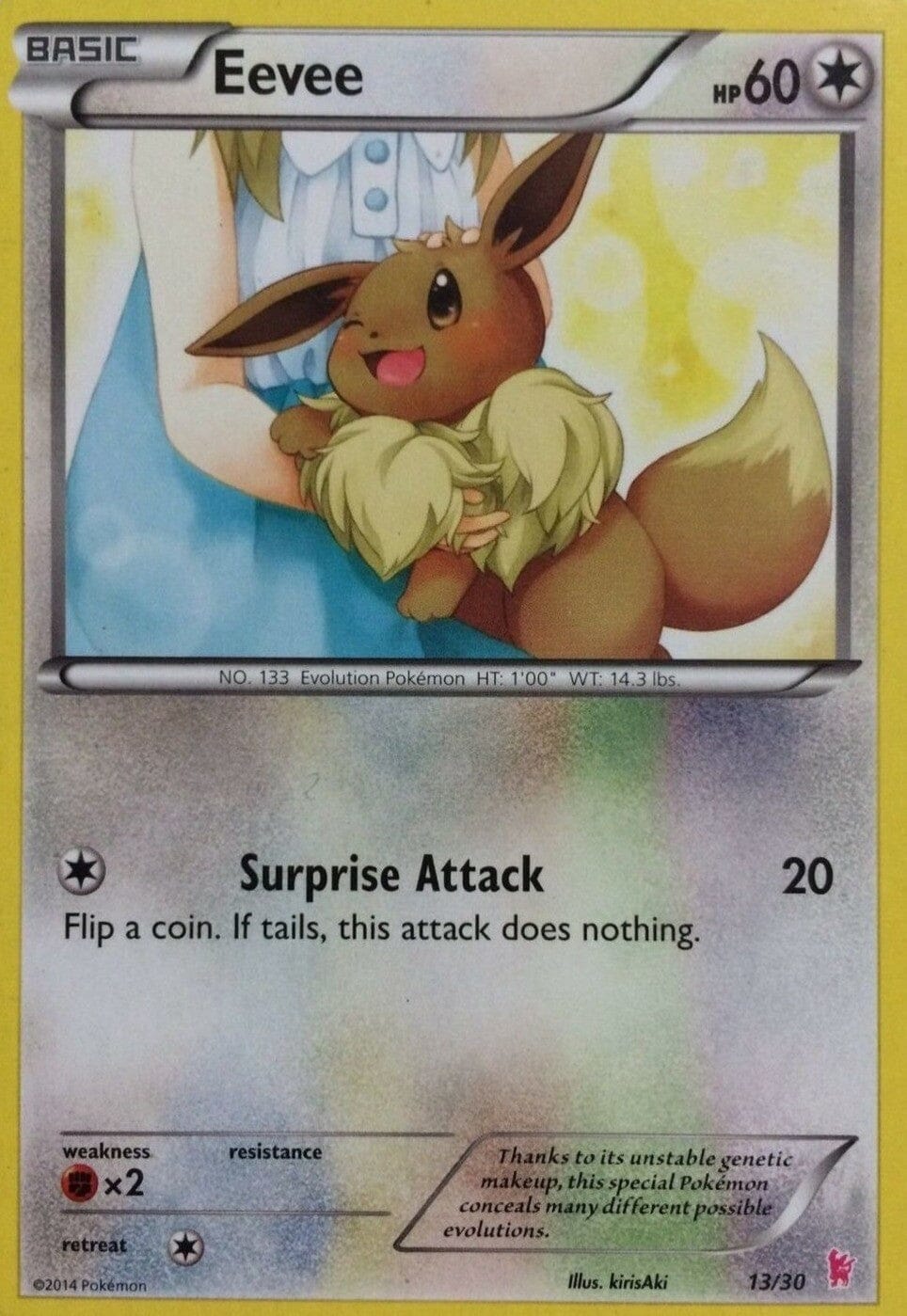 Eevee (13/30) [XY: Trainer Kit - Sylveon] Pokemon Single Pokémon  | Multizone: Comics And Games