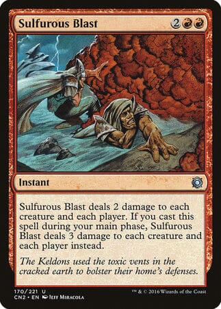 Sulfurous Blast [Conspiracy: Take the Crown] MTG Single Magic: The Gathering  | Multizone: Comics And Games