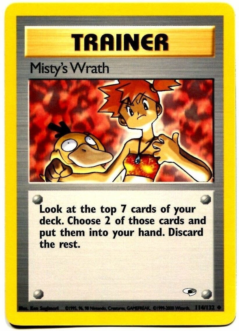 Misty's Wrath (114/132) [Gym Heroes Unlimited] Pokemon Single Pokémon  | Multizone: Comics And Games
