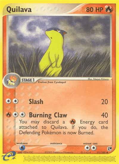 Quilava (51/100) [EX: Sandstorm] Pokemon Single Pokémon  | Multizone: Comics And Games