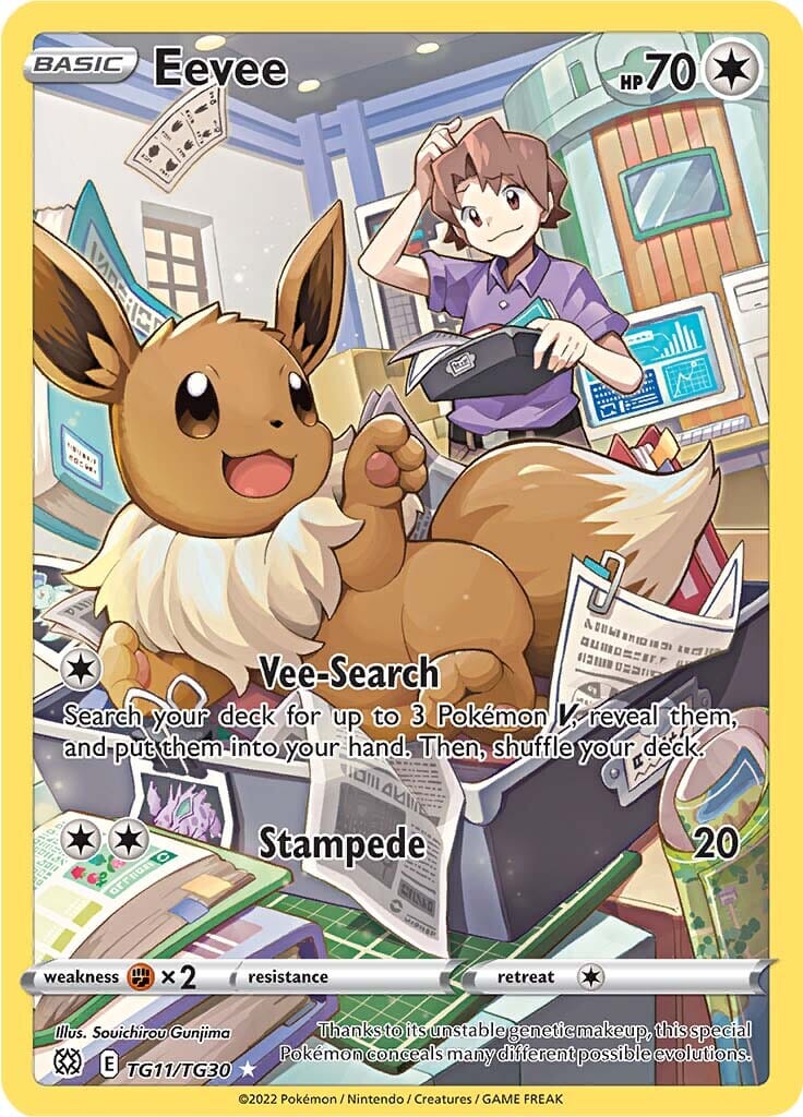 Eevee (TG11/TG30) [Sword & Shield: Brilliant Stars] Pokemon Single Pokémon  | Multizone: Comics And Games