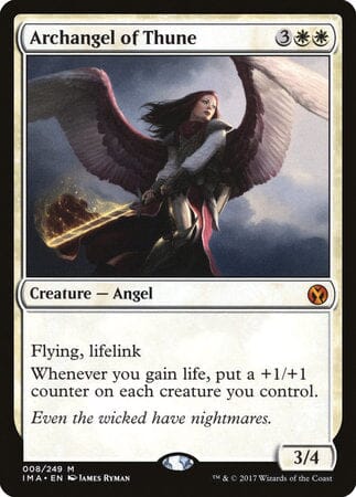 Archangel of Thune [Iconic Masters] MTG Single Magic: The Gathering  | Multizone: Comics And Games