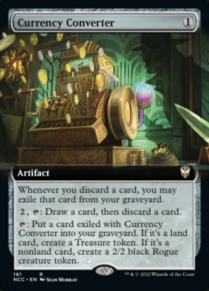 Currency Converter (Extended Art) [Streets of New Capenna Commander] MTG Single Magic: The Gathering  | Multizone: Comics And Games