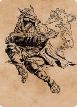 Korlessa, Scale Singer Art Card [Commander Legends: Battle for Baldur's Gate Art Series] MTG Single Magic: The Gathering  | Multizone: Comics And Games