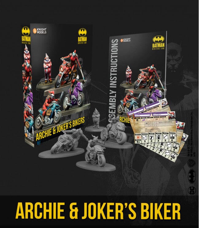 ARCHIE & JOKER'S BIKERS Batman Miniature Game Knight Models  | Multizone: Comics And Games
