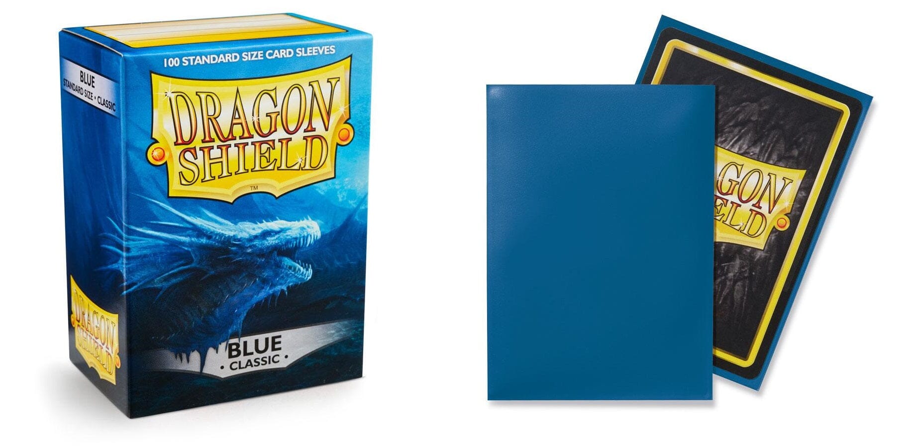 Classic Blue Dragon Shield Sleeves (100ct)-Dragon Shield-Multizone: Comics And Games | Multizone: Comics And Games