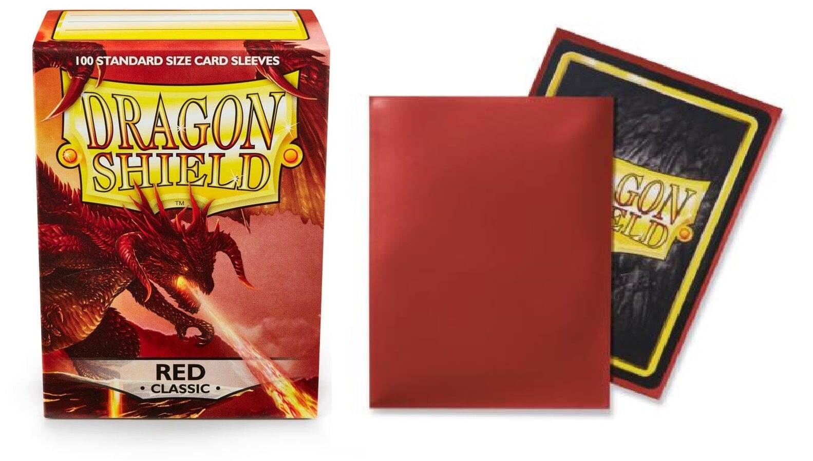 Classic Red Dragon Shield Sleeves (100ct) Dragon Shield Multizone  | Multizone: Comics And Games