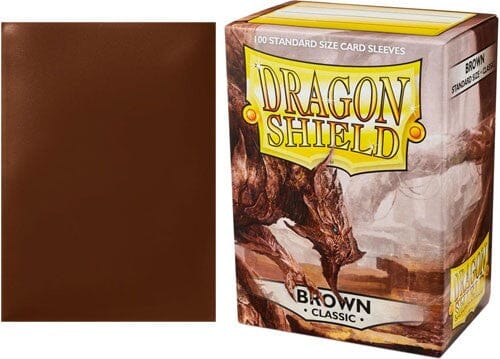 Classic Brown Dragon Shield Sleeves (100ct) Dragon Shield Multizone  | Multizone: Comics And Games