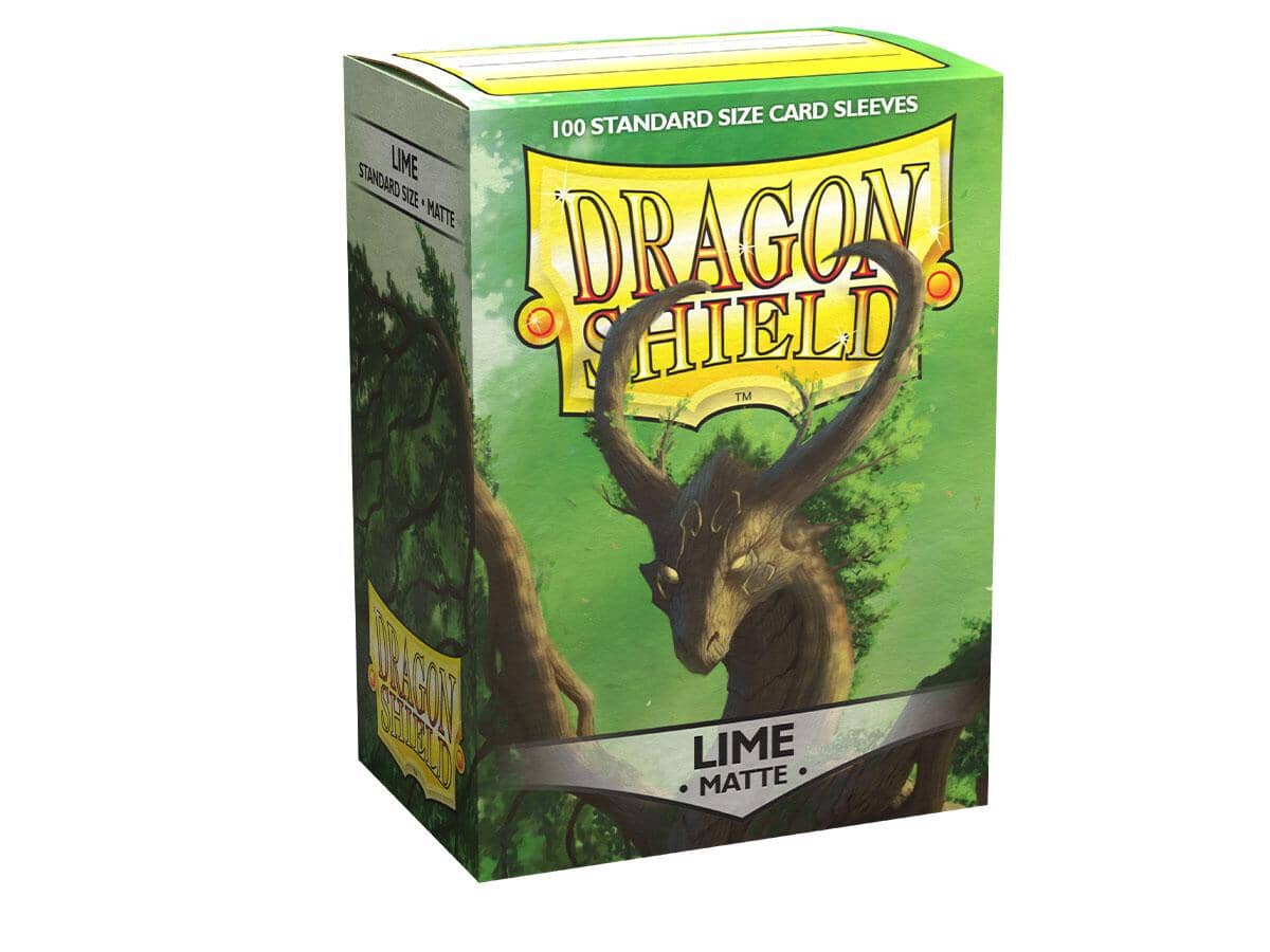 Matte Lime Dragon Shield Sleeves (100ct) Dragon Shield Multizone  | Multizone: Comics And Games
