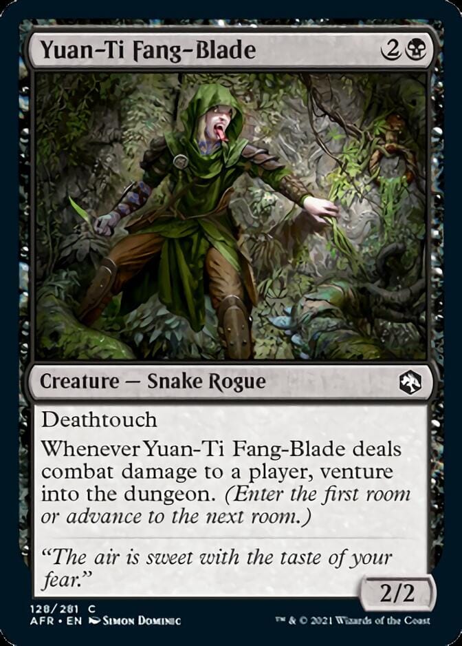 Yuan-Ti Fang-Blade [Dungeons & Dragons: Adventures in the Forgotten Realms] MTG Single Magic: The Gathering  | Multizone: Comics And Games