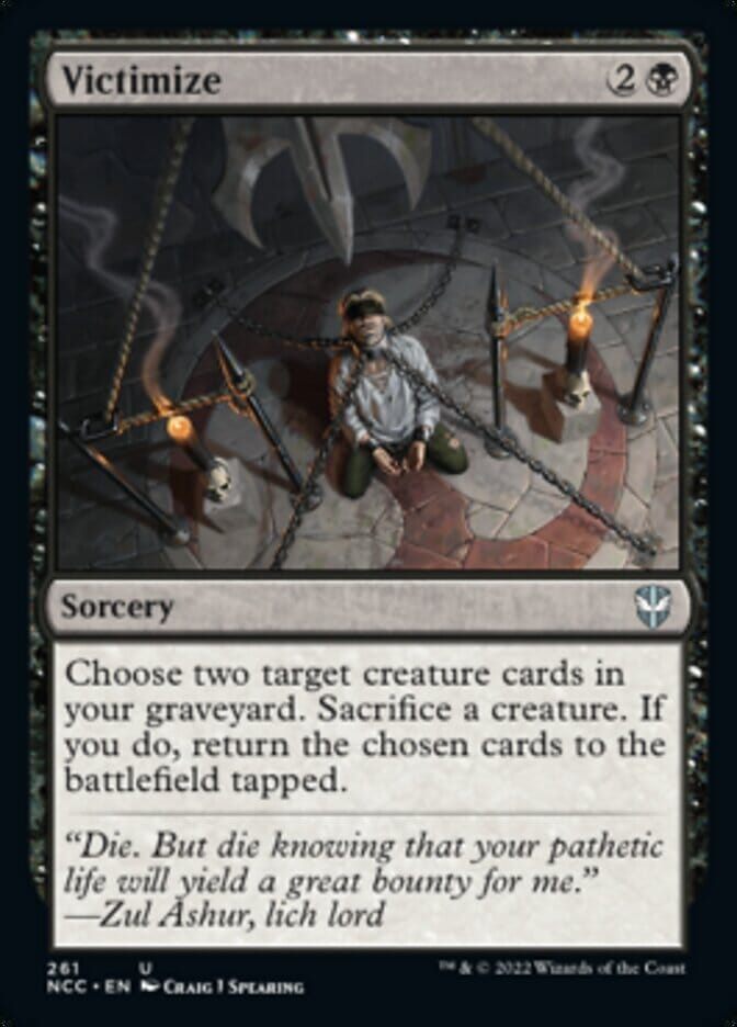 Victimize [Streets of New Capenna Commander] MTG Single Magic: The Gathering  | Multizone: Comics And Games