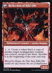 Fable of the Mirror-Breaker // Reflection of Kiki-Jiki [Kamigawa: Neon Dynasty Prerelease Promos] MTG Single Magic: The Gathering  | Multizone: Comics And Games