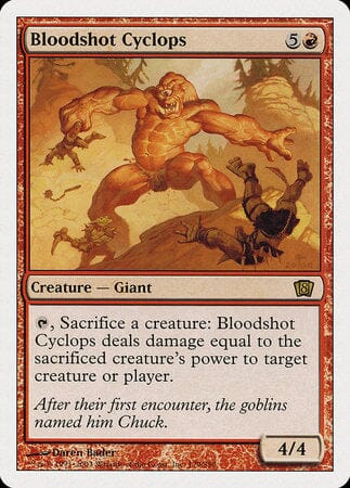 Bloodshot Cyclops [Eighth Edition] MTG Single Magic: The Gathering  | Multizone: Comics And Games