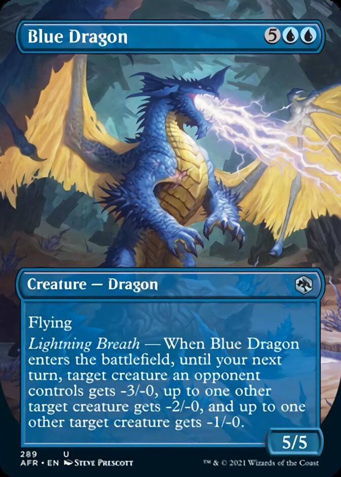 Blue Dragon (Extended) [Dungeons & Dragons: Adventures in the Forgotten Realms] MTG Single Magic: The Gathering  | Multizone: Comics And Games